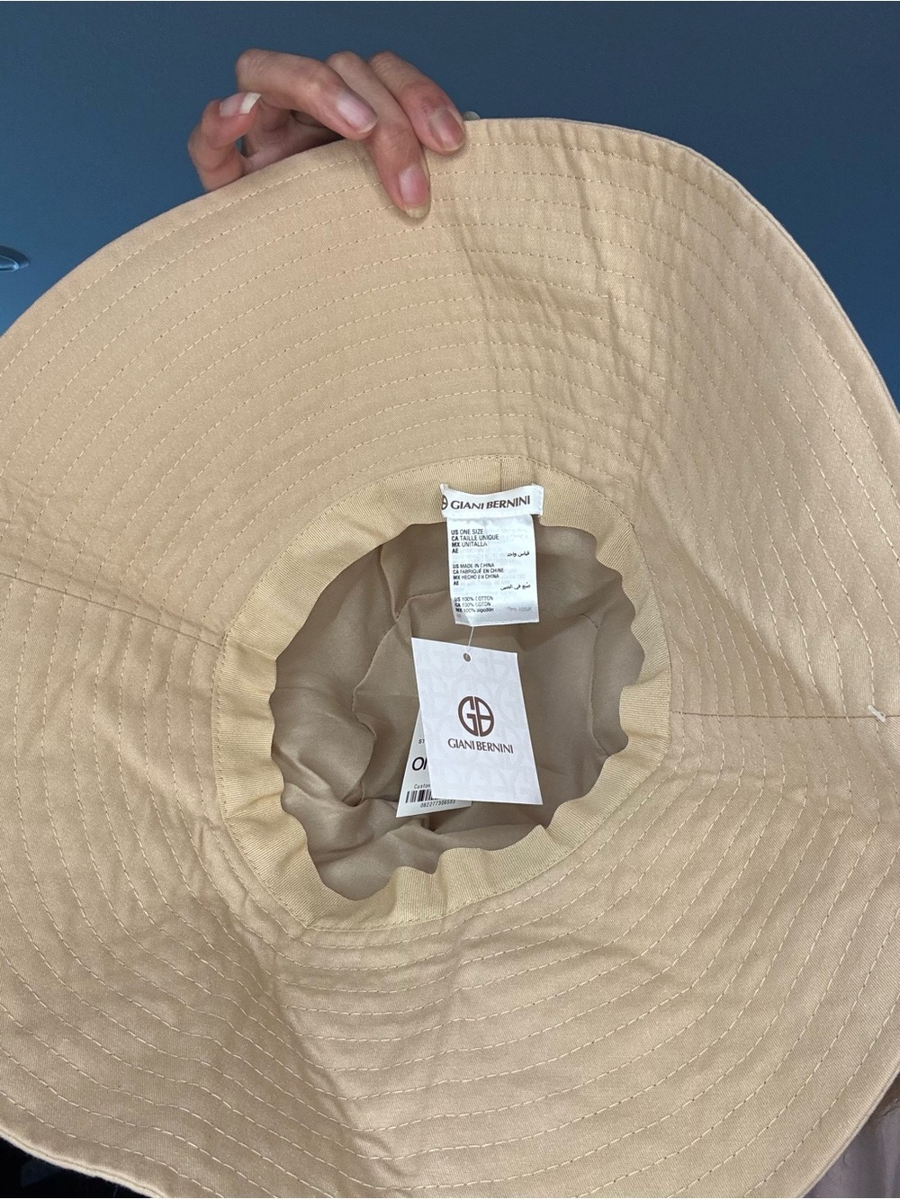 Giani Bernini Oversized-Brim Gardening Bucket Hat - Picture 7 of 8
